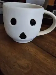 Pottery Barn Ghost Stoneware Mug! Selling As Each! New! Free Ship!