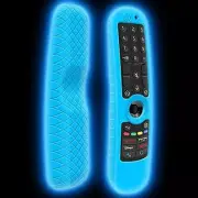 Silicone Case for LG MR21GA MR21GC Remote Control [Shockproof] Anti Glow Blue