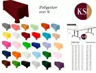 KS Linens 90" x 156" Premium Polyester Tablecloth for 8ft x 30 inch Tables