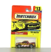 MATCHBOX SUPERFAST #13 - RED - THE BUSTER TRUCK- MINT ON CARD 1997