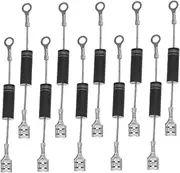 NOLITOY 10pcs Microwave Accessories Microwave Oven Parts Microwave Oven Diode Microwave Replacement Part High Voltage Diodes Rectifier High Voltage Repair Oven Replacement Metal