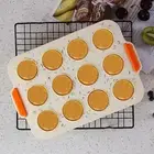 Muffin Baking Pan Convenient Non-stick 12 Grids Easy to Clean Muffin Baking Tray