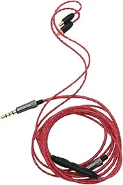 BRIGHTFUFU ADC Upgrade Cable for Audio Headphones Control Earphone Line with Plated Compatible with Red