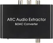 Generic HDMI ARC Audio Extractor 192KHz, HDMI ARC Adapter with 3.5mm Headphone Port, Audio Converter Analog for Home Cinema TV Soundbar Speaker Amplifier, Generickb86t743ph
