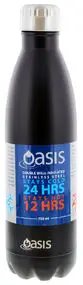 Oasis: Insulated Stainless Steel Drink Bottle - 750ml (Matte Black)