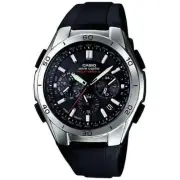 CASIO Radio Solar Watch Black New Unused MULTIBAND6 10BAR Resin Steel Men's