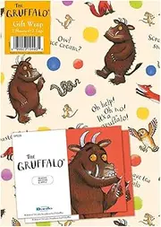 The Gruffalo Wrapping Paper 6 Sheets 6 Tags Sheet Size 70cmx50cm Official Product Responsibly Resourced
