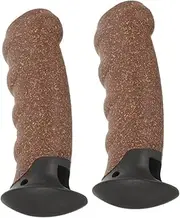 CLISPEED 2pcs Trekking Pole Handle Outdoor Foam Grip Handle Hands- Walking Stick Trekking Poles for Hiking Replacement Handles for Walking Poles Hiking Sticks Accessory Hiking Poles Cork