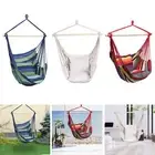 Portable Hanging Rope Swing Bed 150kg Canvas Hanging Hammock Chair for Indoor