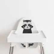 [Namly Design] Self-Adhesive Sticker – Antilop High Chair Decal / Raccoon Design