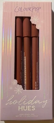 ColourPop Holiday Hues Lippie Pencil Trio ~ Five Stars, Double Tap & Me Again