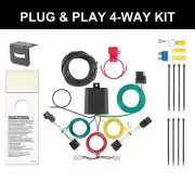 CURT 2022-2023 Hyundai Kona All Custom Wiring Harness, 4-Way Flat Output