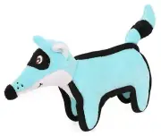 Pet Life Foxy-Tail Quilted Plush Animal Squeak Chew Tug Dog Toy (DT28)
