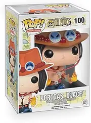 [Epic Collectibles] Pop Anime: One Piece - Portgas D Ace Fire Fist Vinyl Figure Bundle with Compatible Funko Box Protector