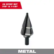 Milwaukee Power Tool Accessories 7/8"X1 1/8" Black Oxide Step Drill Bit Tools