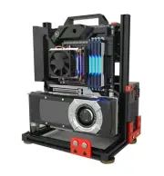 PC Test Bench Open Air Computer Case ITX Motherboard Chassis Aluminum Bracket...