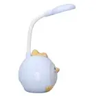 Cute LED Desk Lamp For Student 360 ° Adjustment USB Charging Soft Light Table L♪