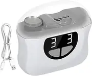 Electric Nail Clippers for Adults, Polishing Automatic Fingernail Trimmer, LED Nail Clipper with 3-Speed Settings & Scraps Storage for Baby Care, Seniors & Home Manicure, Fingernail Polishing Tool