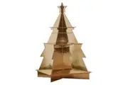 Christmas Deck The Halls Gold 3D Tree Treat And Drinks Stand
