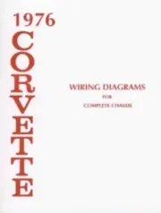 CORVETTE 1976 Wiring Diagram 76 Vette