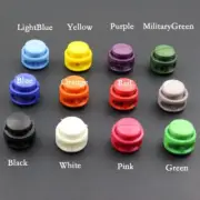 Plastic Cord Lock Clamp - 2 Holes Toggle Buckles Colorful Cords Stopper 10Pcs