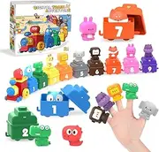 KaeKid Learning Toy for Toddlers 18 Months+, Counting, Matching & Sorting Montessori Learning Farm Train Toys, Christmas Birthday Gifts for Baby Boys Girls