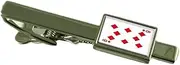 [Select Gifts] Diamond Card Number 8 Tie Clip Choose Gift Bag
