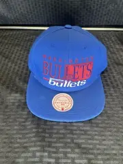NEW - Vintage NBA Washington Bullets Mitchell & Ness Snapback Hat