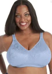 Playtex 4745 18 Hour Ultimate Lift and Support Bra Size 42D Zen Blue