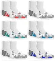 [Fruit of the Loom] Boys' Everyday Active Ankle Socks (12 Pack)