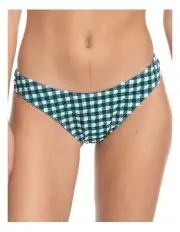 [Roxy] The Plaid Pulse Cheeky Bikini Bottoms in Pirouette