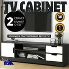 Ambara TV Cabinet TV Stands & Entertainment Units Display Shelf Storage 120cm