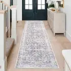 Hallways Runner Rug 2x8, Kitchen Rugs Washable Rug Runner Non Slip with Rubbe...