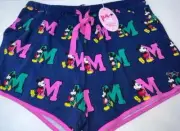 NEW WITH TAGS LADIES PETER ALEXANDER MICKEY MOUSE SHORTS PLUS SIZE 3+ / 24 - 26