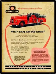 1952 Ahrens Fox Firetruck New Metal Sign: Newport, Kentucky Fire Department