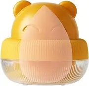 Beauty Sponge Holder - Bear Design Cosmetic Blender Storage Box - Cute Beauty Sponge Case for Traveling, Make Up Blender Container, Small Beauty Sponge Storage Box