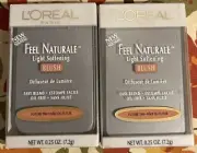 2 L'Oreal Feel Naturale light softening blush ~ FUTURE TAN ~ oil free,easy blend