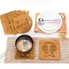 Dining Tables Placemats Home Decoration Coasters Fiber Wood Board