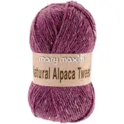 Mary Maxim Natural Alpaca Tweed Yarn-Thistle Y083-306