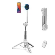 PHOPIK 35" Magnetic Selfie Stick Phone Tripod, Extendable Phone Tripod with C...