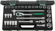 Stahlwille SOCKET SET 1/2" 96031440 Set with 31 Psc. 50/54/25/6QR