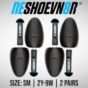 2-Pack - Reshoevn8r 2Y-9W Shoe Tree Adjustable Plastic Support Shaper Size Small