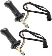Rynplex Excavator Joystick Handles 3 Button Aluminum Alloy for DOOSAN DH DX150 215 225 300 37020119C Excavator Joystick