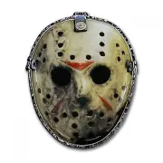Jason Friday the 13th Mask Metal Car Emblem Multi-Color