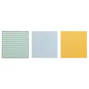 PEPPRIG microfiber cloth, green blue/yellow, 28x28 cm