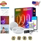 High-Density RGB LED Strip Lights, 65.6ft Waterproof WiFi for Indoor/Outdoor Use