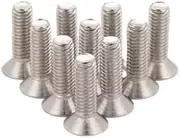 10pcs M5*20mm 316 Stainless Steel Flat Screws Inner Hexagon Socket Countersunk Head Stainless Nails,Bolts