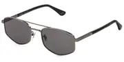 Police SPLQ84 NEW CROSSROADS 3 0509 Men's Sunglasses Silver Size 55