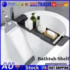 AU Bathtub Shelf Expandable Bath Shelf Tray Multifunctional Caddy Storage Rack