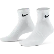 [Nike] Nike Size 6-8 Everyday Cushioned Training 3 Pack Ankle Socks - Unisex Socks